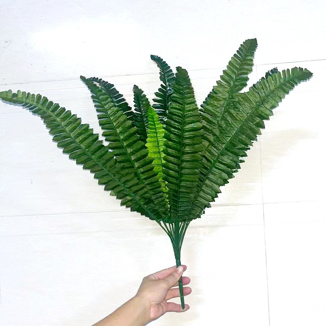 Simulated Plant Accessories Green Plant Simulated Persian Leaf Fern Imitation Grass Wall Hanging Indoor Green Background Wall Decoration