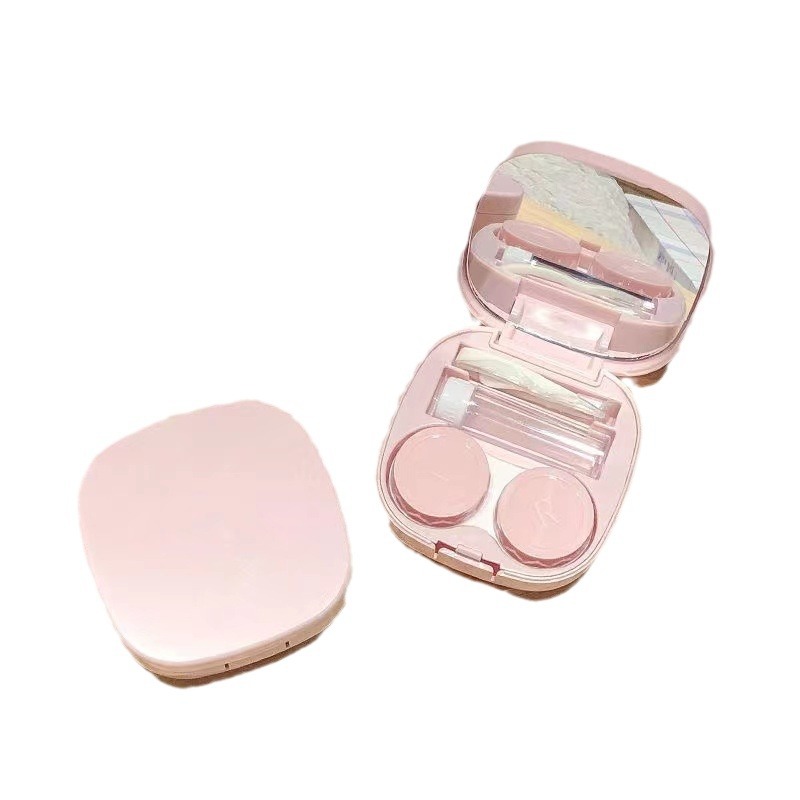 Factory in stock contact lens box simple cute contact lens box DIY contact lens box portable double box care