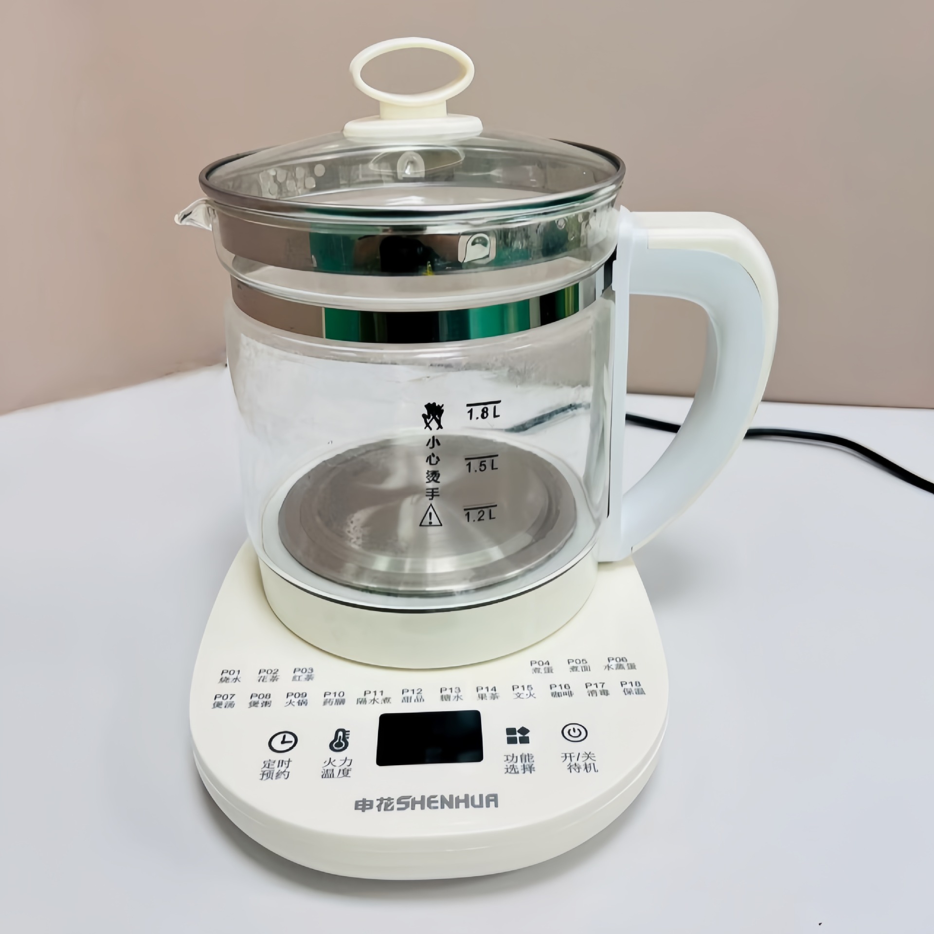 Shenhua Health Pot Office Small Tea Kettle Glass Tea Maker Household Water Boiling Kettle Smart Reservation