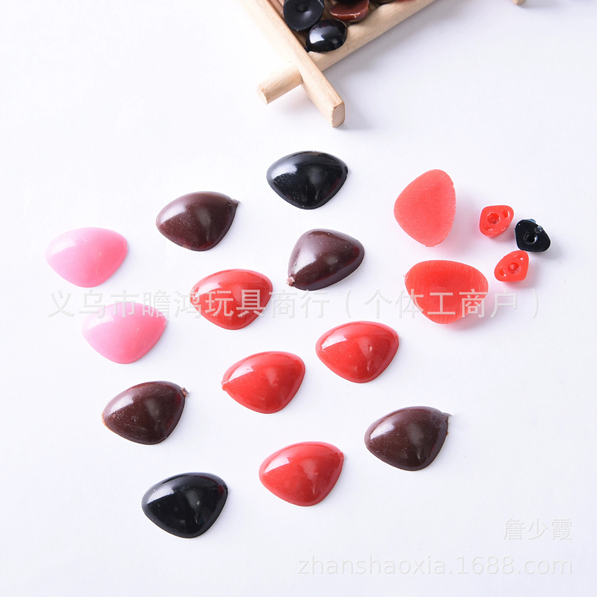 черные вязаные аксессуары для животных, носик треугольной формы, ручная работа, игрушка-медвежонок