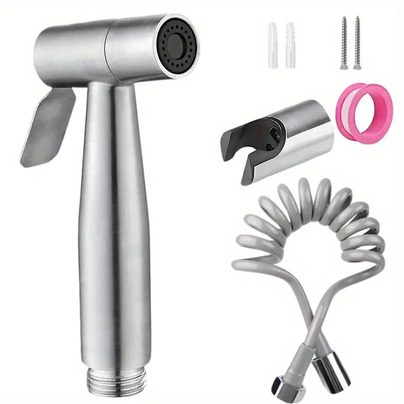 304 toilet spray gun toilet companion suit faucet flusher nozzle toilet toilet water gun high pressurization