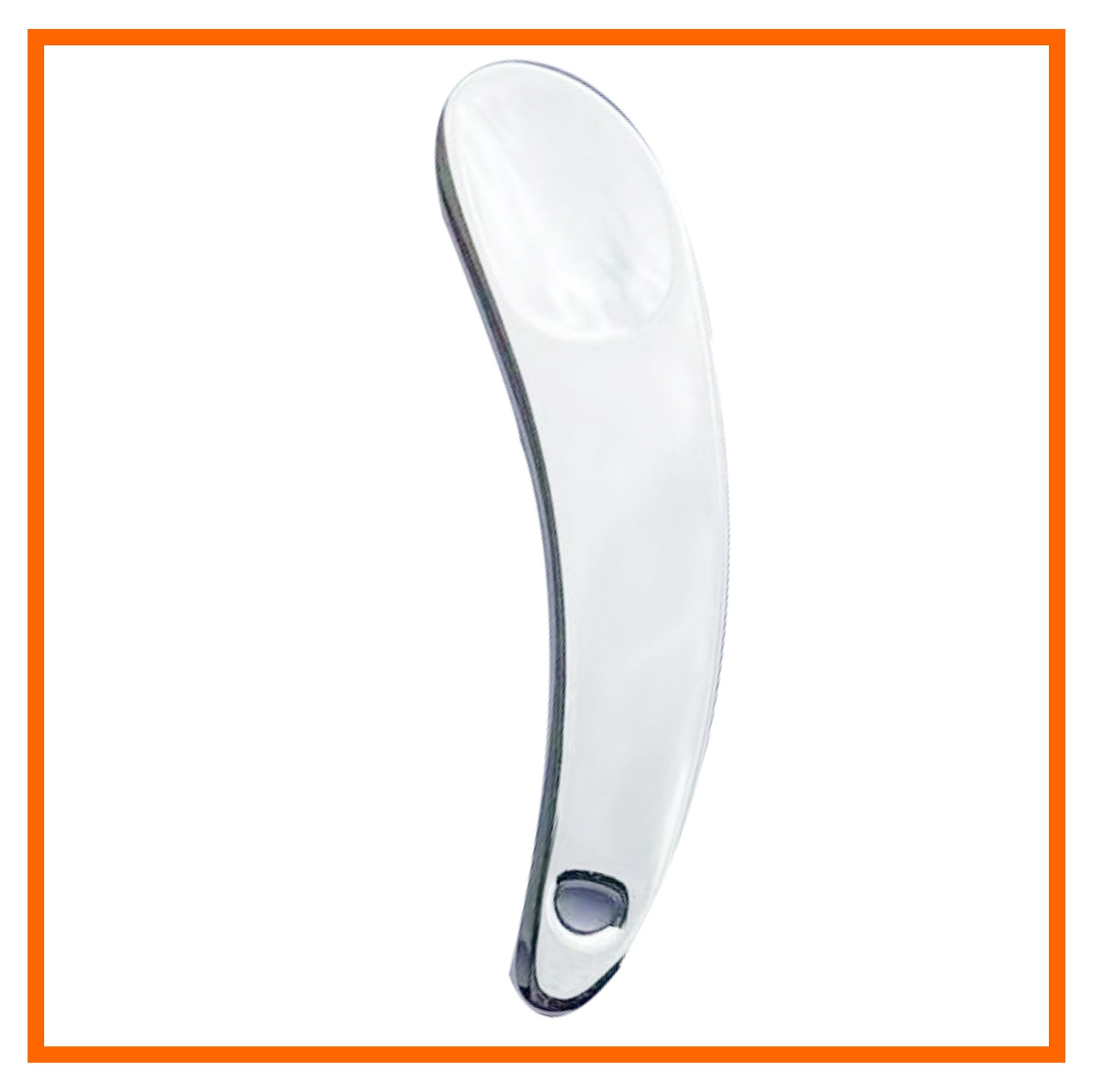 Cross-border hot-selling beauty tools zinc alloy Crescent spoon beauty eye cream spoon cream scoop manufacturer metal tools