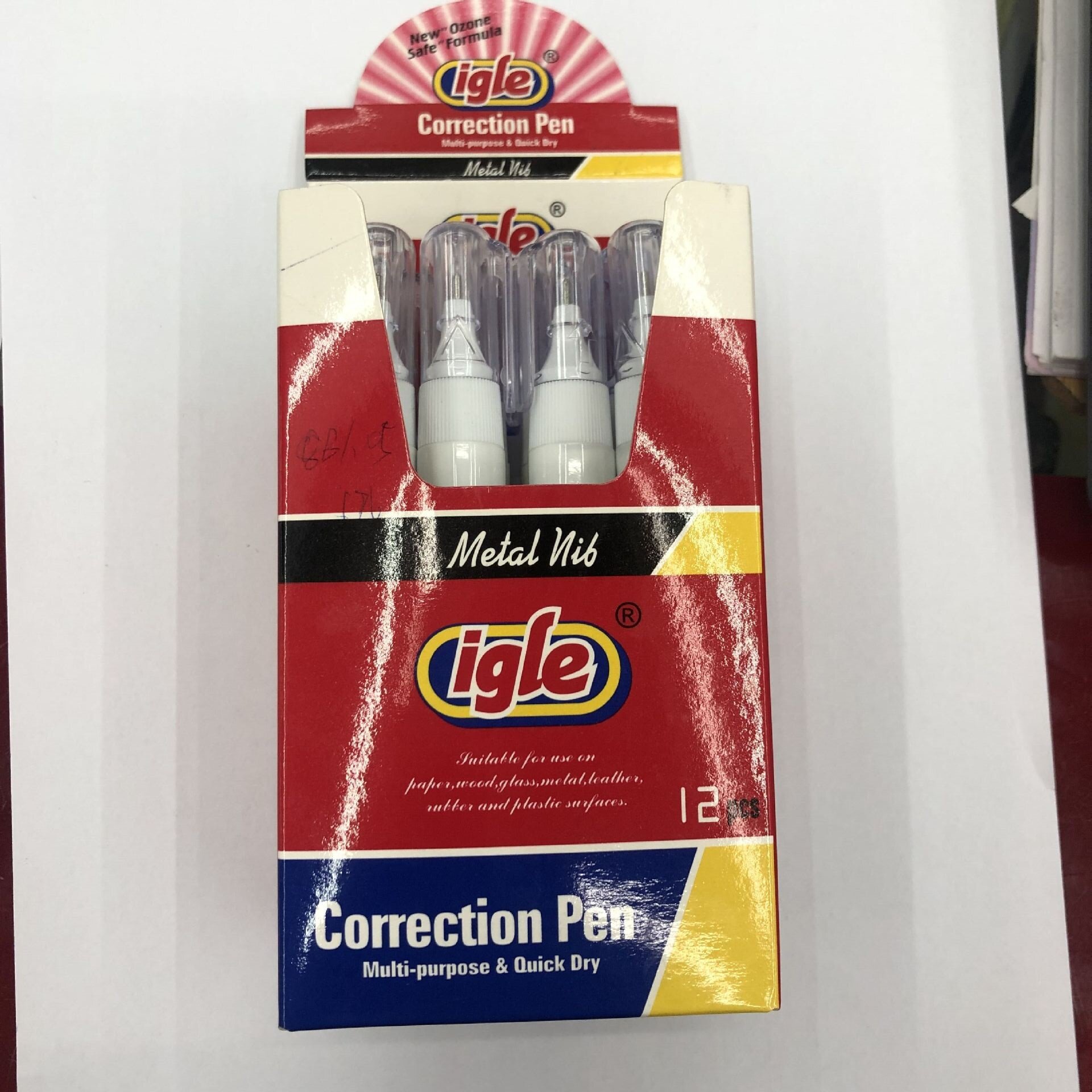 жидкость для коррекции igle быстросохнущая коррекция личный коррекционный карандаш форма ручки