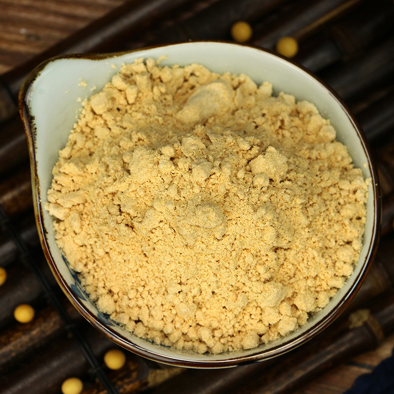 Cooked soybean powder glutinous rice cake donkey rolling soybean milk instant meal 20g small package baked cooked soybean powder