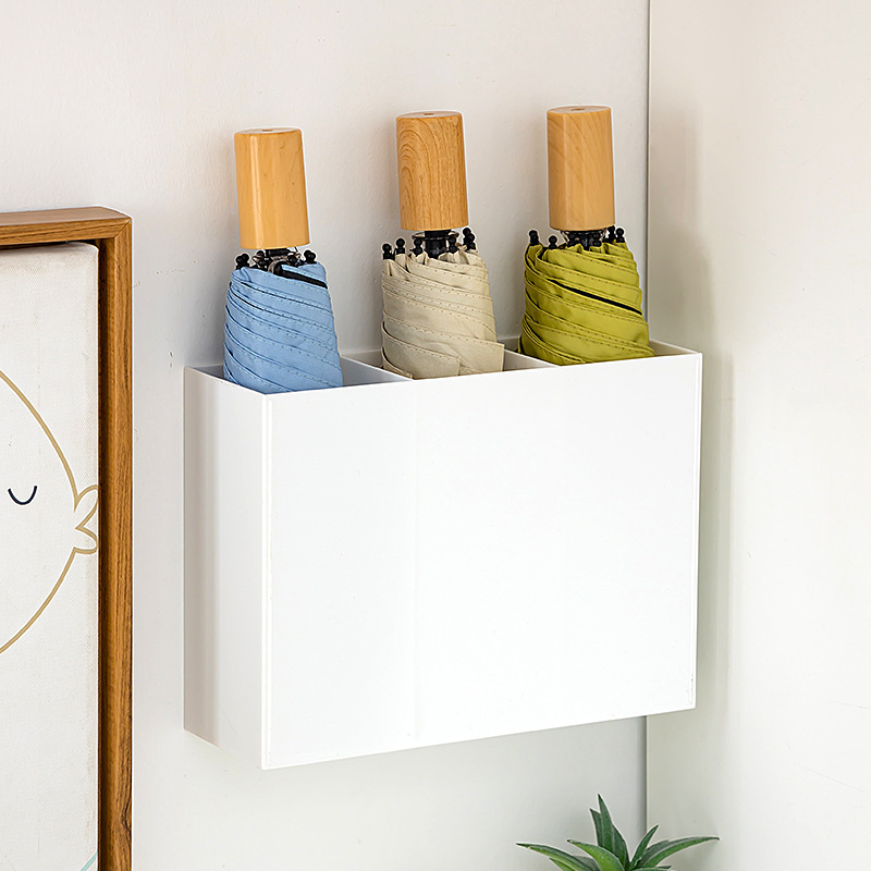 Car Umbrella Rack Car Rear Seat Umbrella Fixation Umbrella Cover Storage Barrel Folding Umbrella Storage Box Waterproof