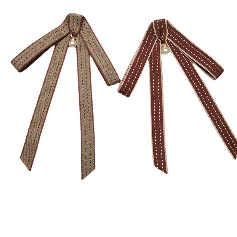 Women's Bow Tie British College Style Professional Workwear Business Collar Flower Pin Bow Shirt Collar South Korea Lace