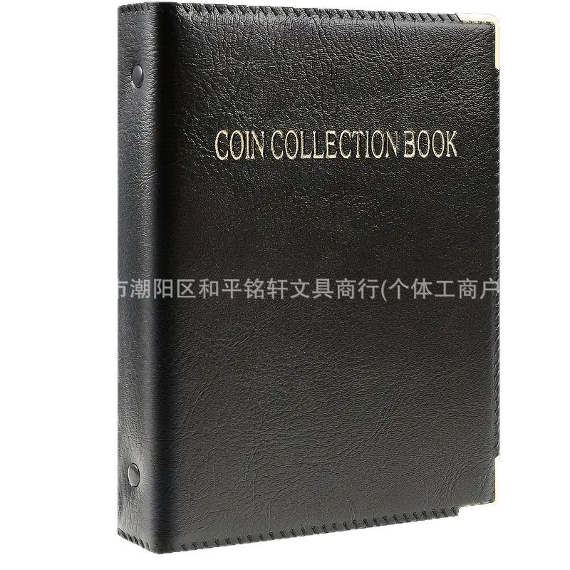 Cross-border Special for 480 Large Capacity Coin Collection Thickened PVC Binder Stamp Badge Sticker Storage