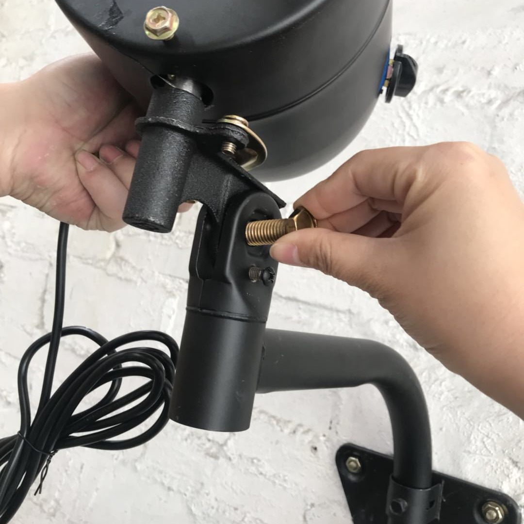 Horn fan straight pole vertical pole curved pole industrial fan accessories wall-hanging fan pendant wall-hanging fan curved pole triangle