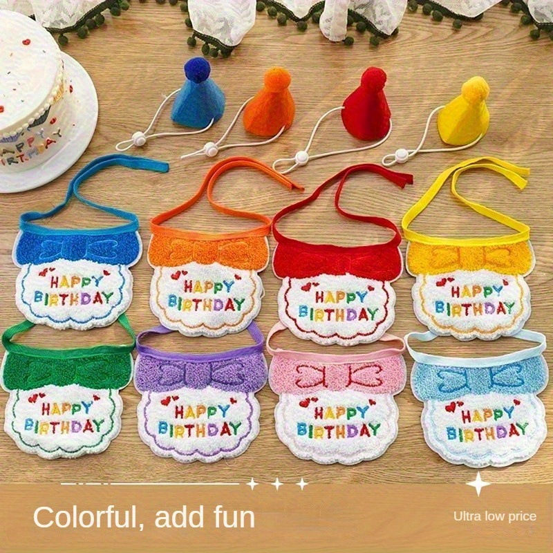 Cat Hat Headwear, Cute Rabbit Headgear, Teddy Corgi French Dog Bib, Birthday Dress up Photo Props