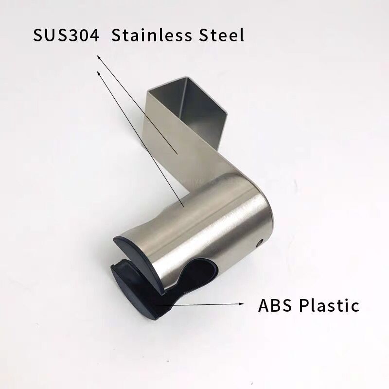 Factory Direct Sales 304 Nozzle Bracket Seat Handheld Shower Base Hanging Seat Shower Head Fixed Seat Shelf