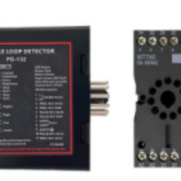 Black Single Way Vehicle Detector