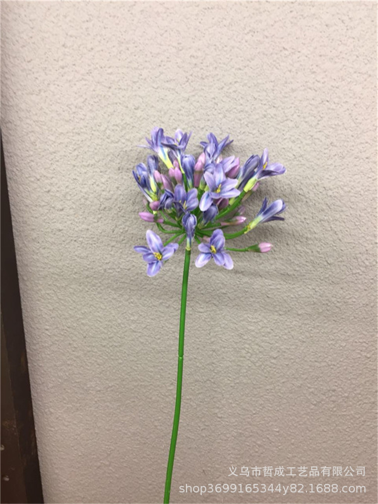 Artificial flower decoration Violet living room decoration Baizi lotus bouquet flower arrangement dining table vase artificial decorative flower African pansy