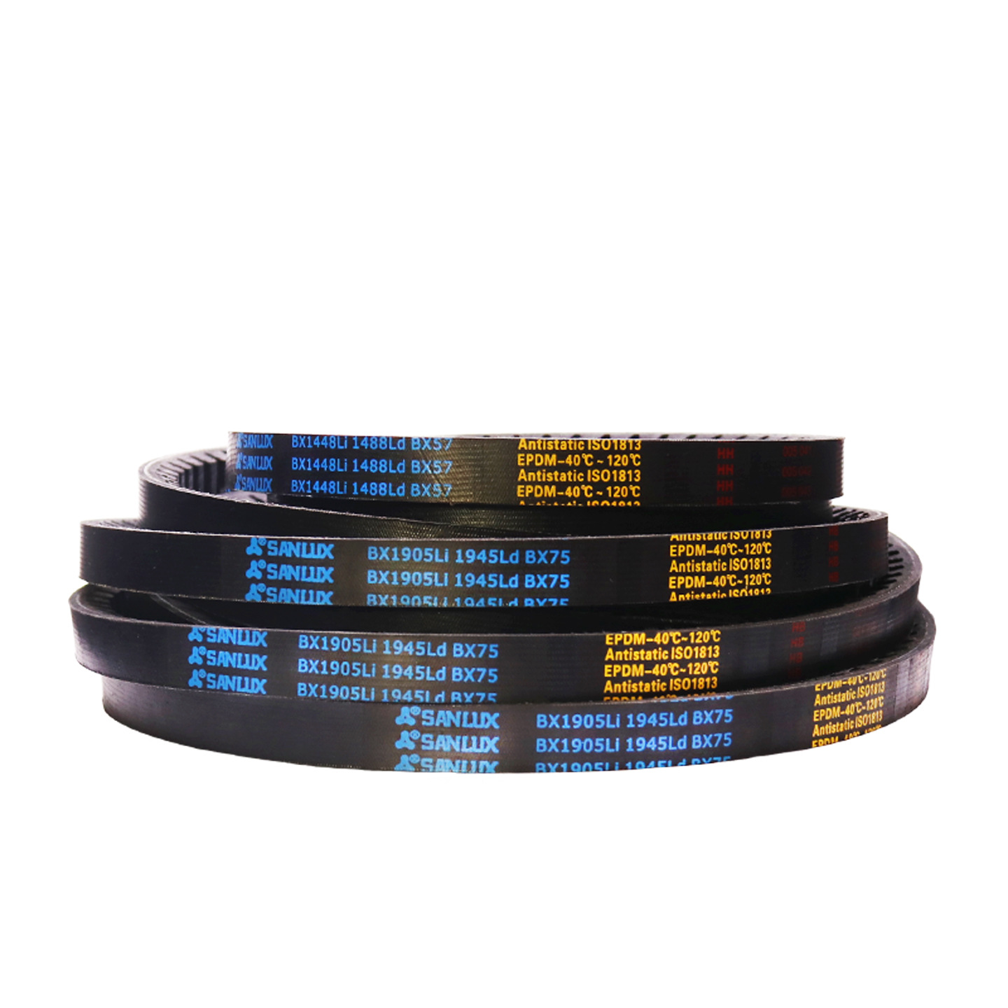 Sanlux Triangle Belt Bx Type Synchronous Toothed Wear-Resistant Belt Anti-Static Anti-Slip Rubber Transmission Industrial Belt
