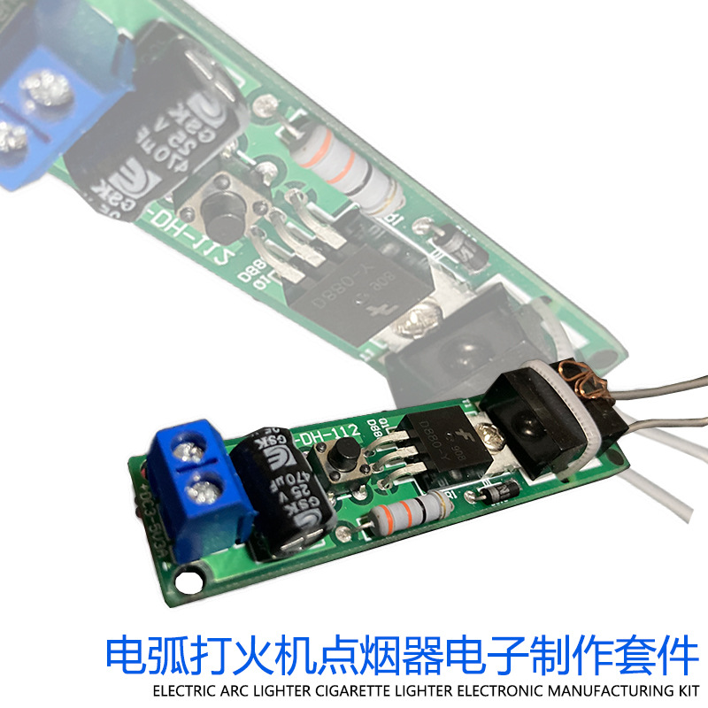 Arc Cigarette Lighter Parts DIY Digital Lighter Kit High Voltage Igniter Making DIY Kit