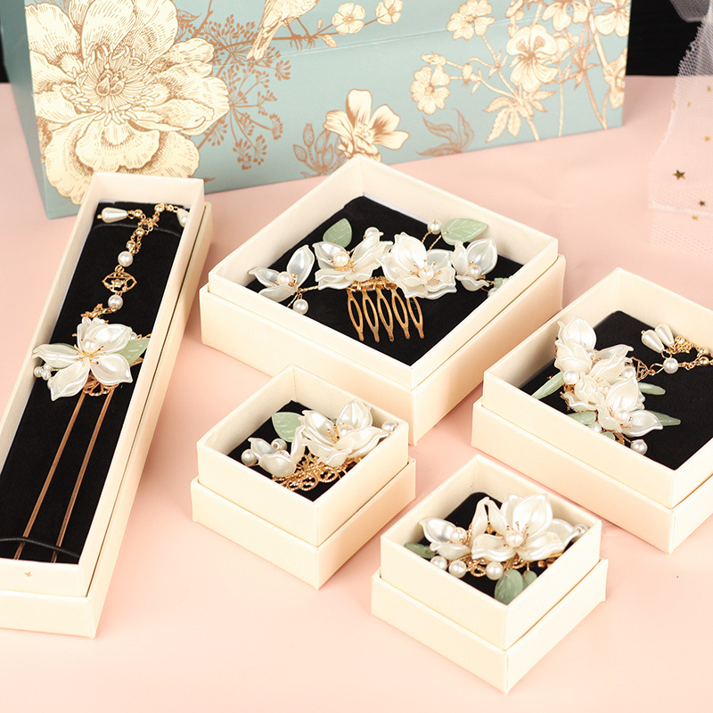 Chinese Valentine's Day Gift Camellia Han Dynasty Headdress Ancient Style Girl Hairpin Set Hairpin Comb Step Shake Edge Clip