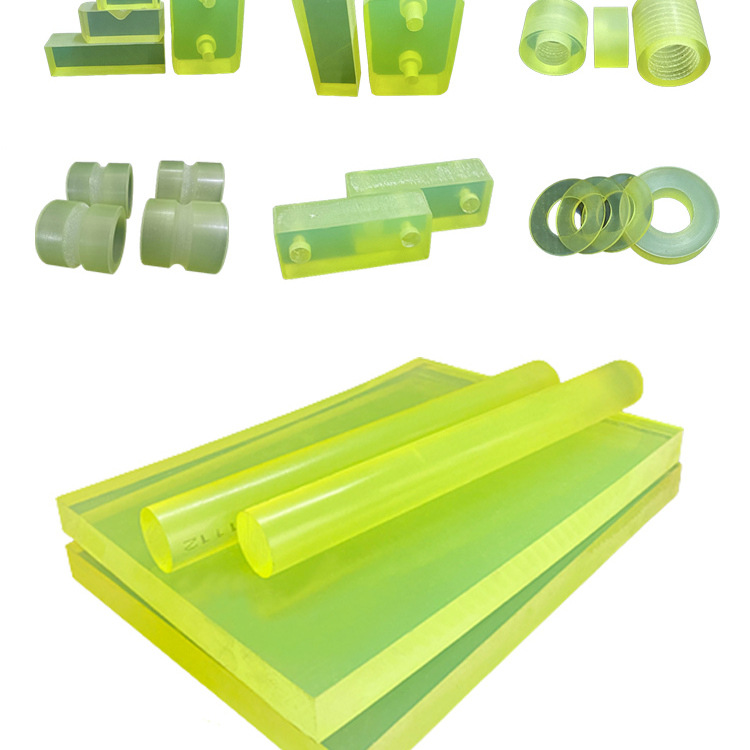 Polyurethane Anti-Collision Block Wear-Resistant Tendon Buffer Shock-Absorbing Pad Spring Rubber Processing Excellent Rubber Gasket Pu Board Processing