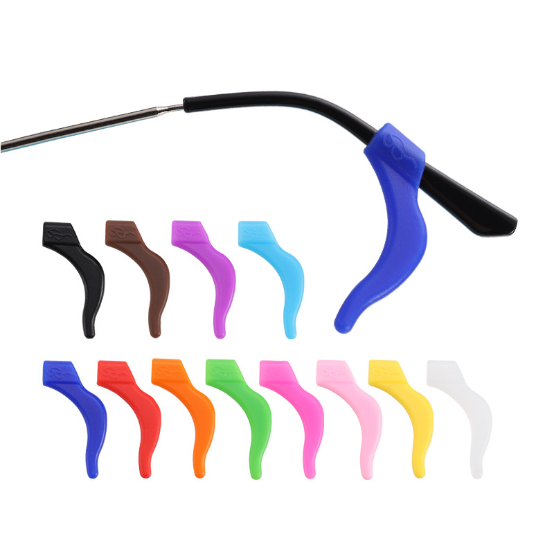 Glasses Accessories Silicone Anti-slip Cover Glasses Anti-slip Cover Ear Hook Ear Clip Glasses Anti-fall Sports Anti-slip Cover Ear Hook