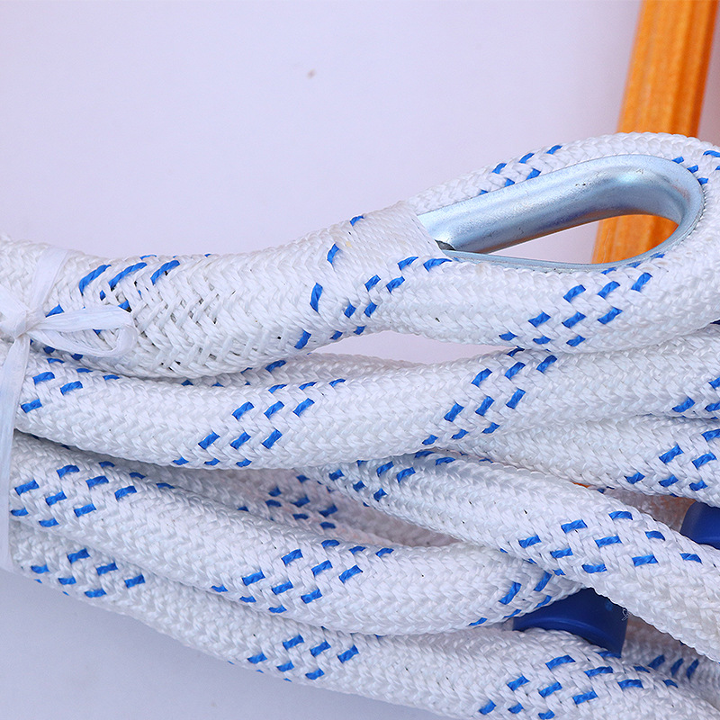 Resin rescue ladder training lifesaving escape soft ladder aerial work down well nylon climbing rope ladder