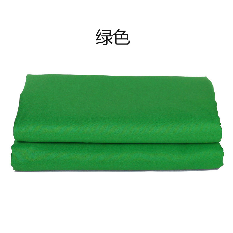 Factory Direct Supply Live Green Screen Equipment Keying Background Cloth Solid Color Non-Reflective Photo Studio Photography Props Green Screen