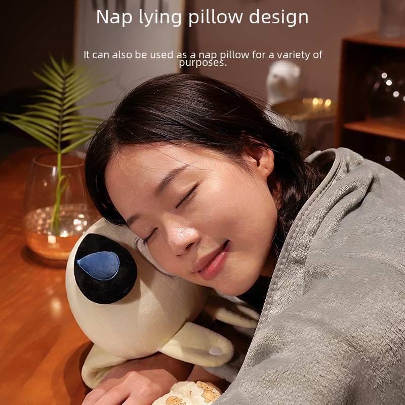 Blanket Nap Blanket Office Flannel Air Conditioning Blanket Nap Shawl Spring and Summer Cartoon Sofa Cover Blanket Small Blanket