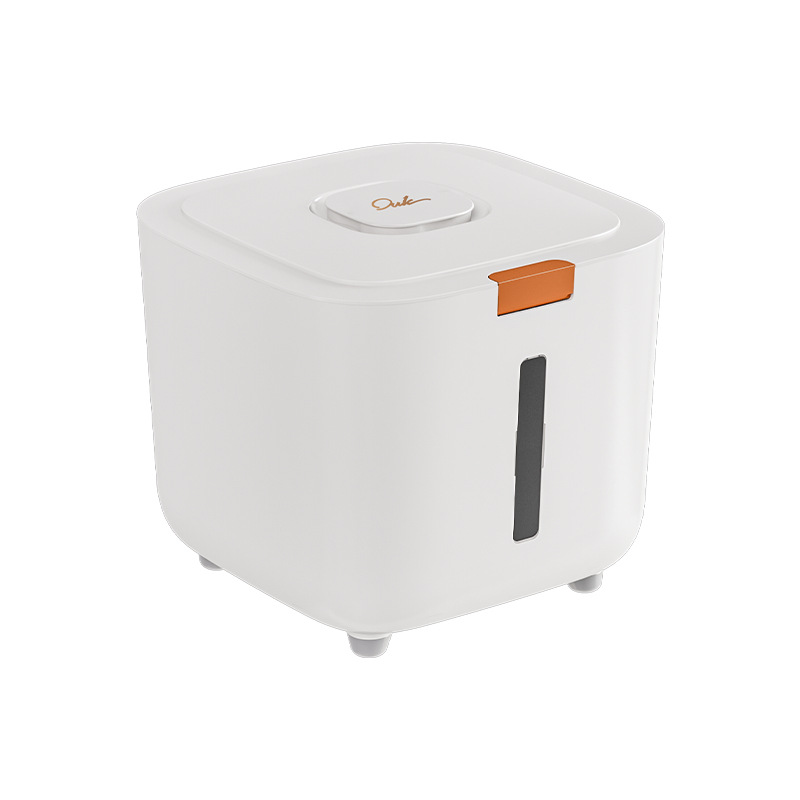 Household Rice Bucket Plastic Moisture-Proof Rice Bucket Push-Type Rice Cylinder Storage Bucket Rice Bucket Food Grade Sealed Rice Bucket Box