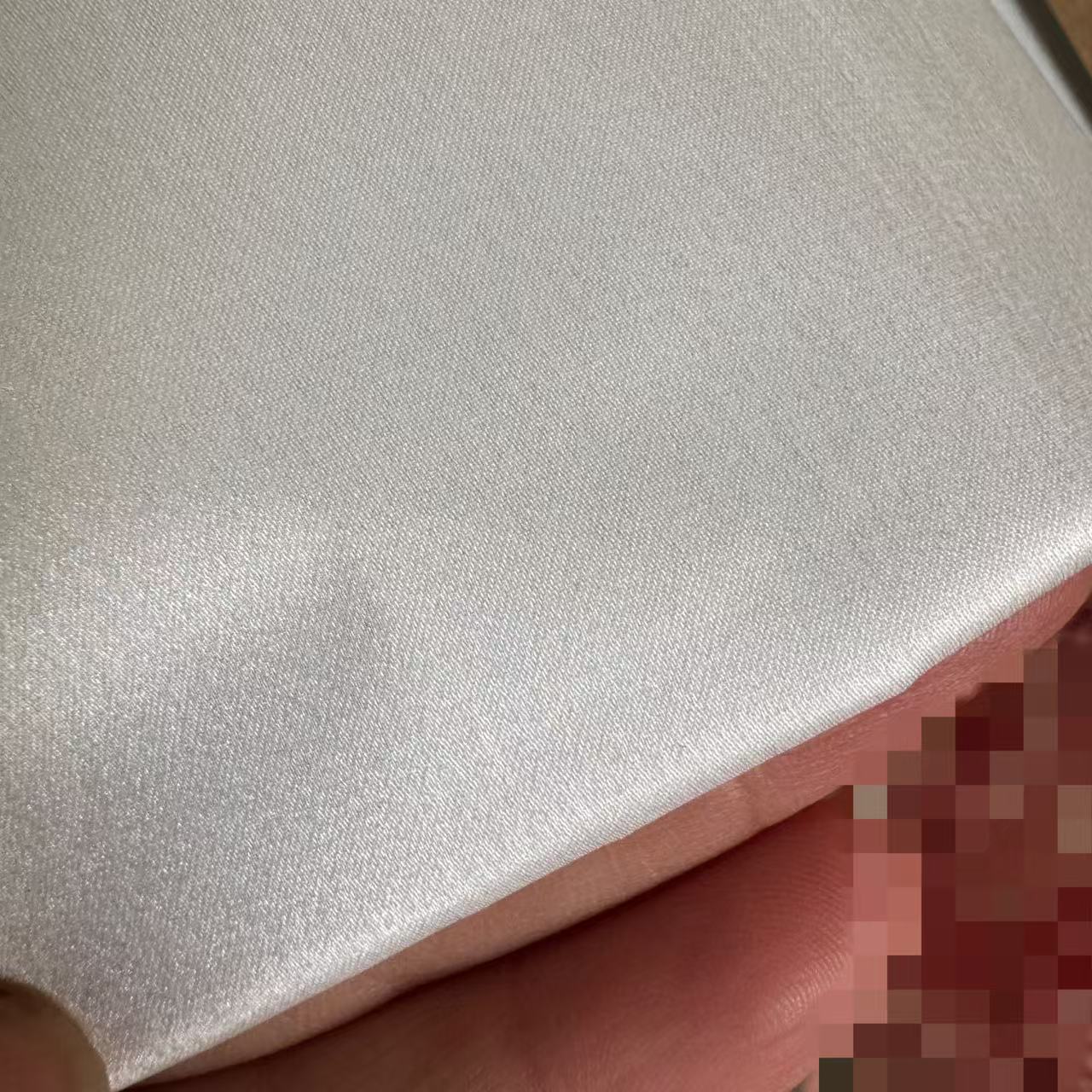 Art Flower Silk Plain Wrinkled Satin Satin Ironing Machine DIY Fabric Classy Silk Flower Material (Already Starched)