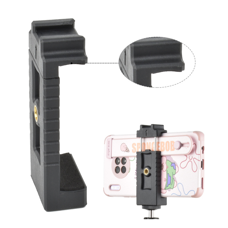 Клипса для мобильного телефона с подсветкой и микрофоном для прямых эфиров, оборудование двойного назначения, двойная подставка для прямых эфиров, клипса для броска