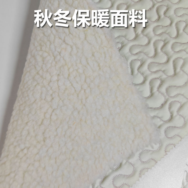 Irregular Quilted Quilted Fabric Polar Fleece Composite Winter Warm Cloth Pet Supplies Cotton Clothing Bag Embroidered Cloth