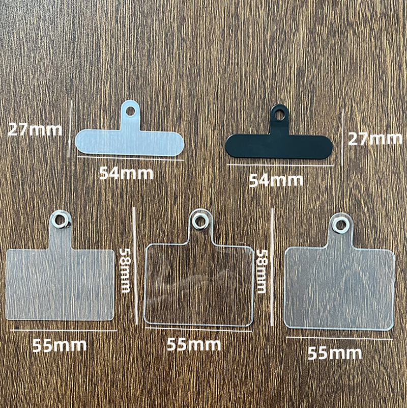 Factory Supply Mobile Phone Case Crossbody Lanyard Pvc Frosted Transparent Gasket Patch Clip Fixed Piece Film Back Sticker