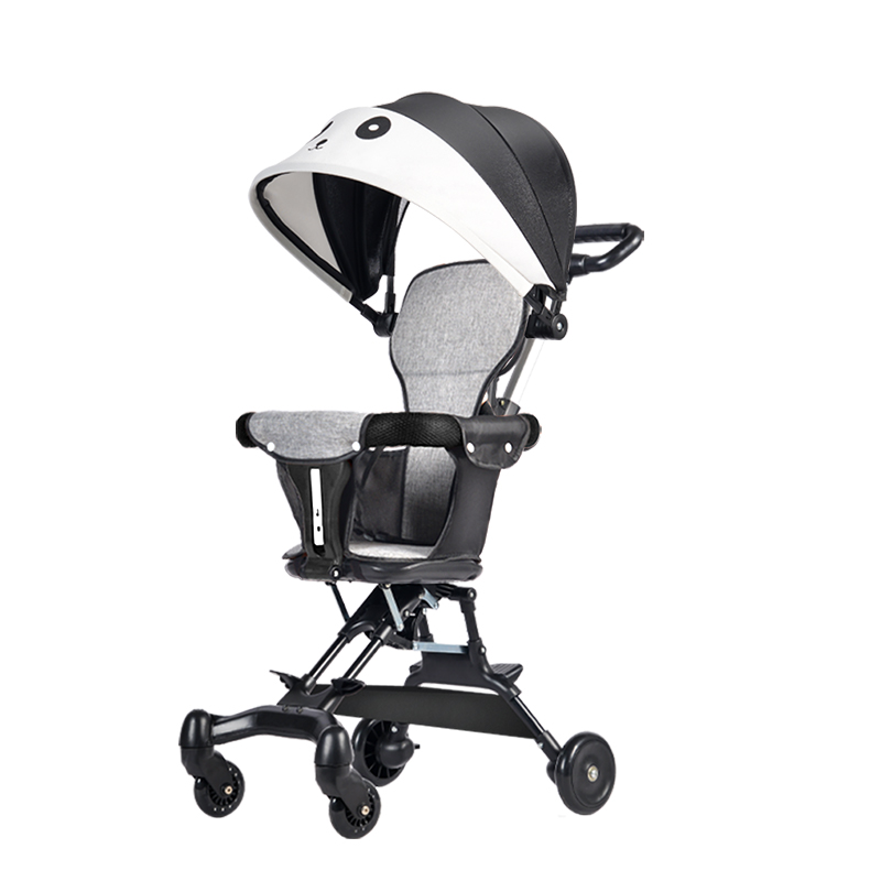 Baby Stroller, Ultra-Lightweight Two-Way Seat Baby Stroller, One-Click Folding, Installation-Free Children's Baby Stroller