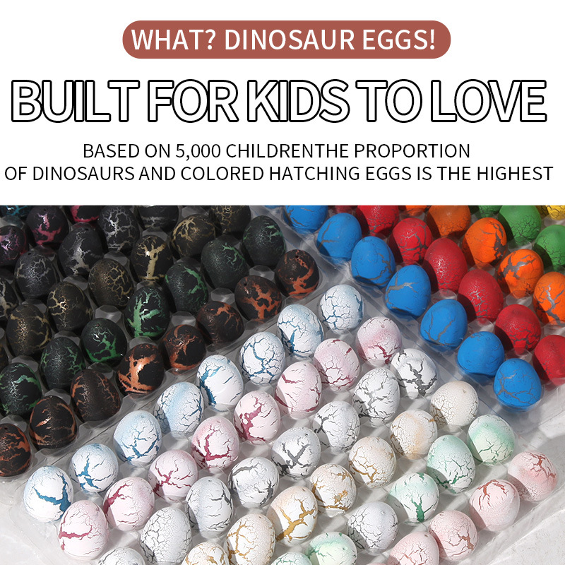 Soaked Dinosaur Eggs, Incubated Eggs, Street Stalls, Can Be Grown in Water, Broken Shells, Blind Box Deformation Gifts, Small Toys for Boys and Girls on Children's Day