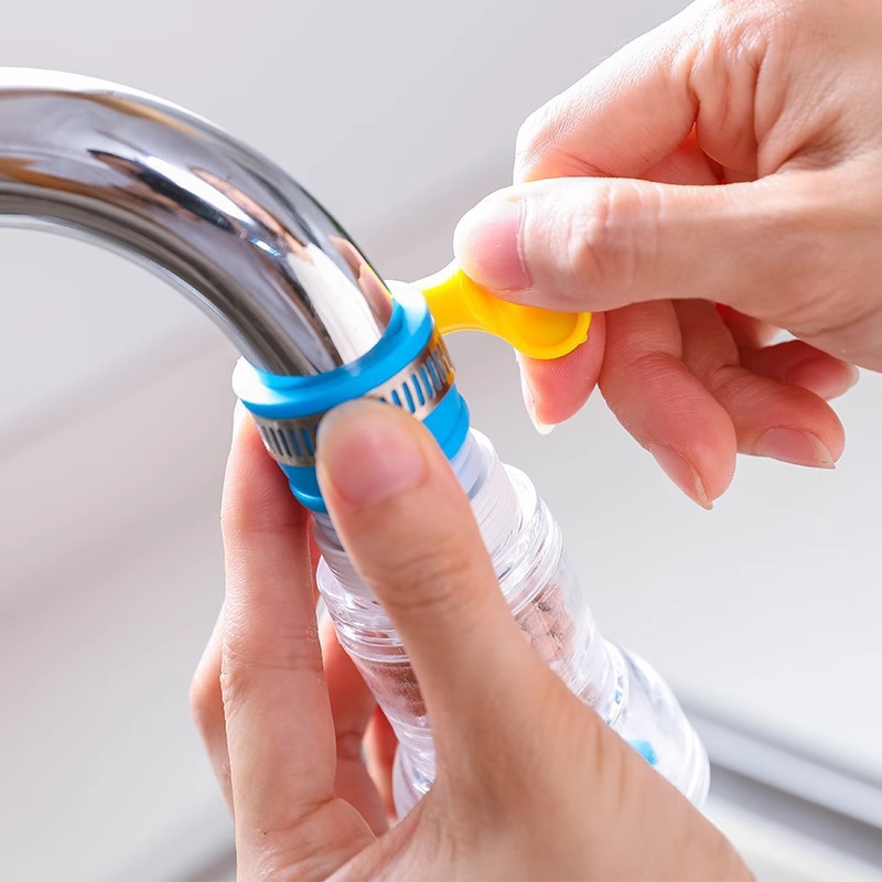 Faucet Shower Kitchen Tap Water Can Be Rotated and Not Easy to Fall Off Filter Connector Extendable Faucet Filter
