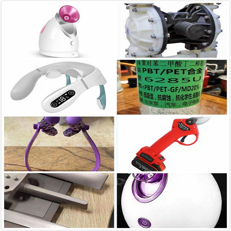 Pbt/Pet Alloy Vx8532 Glass Fiber Reinforced Weldable Good Surface Finish Flame Retardant