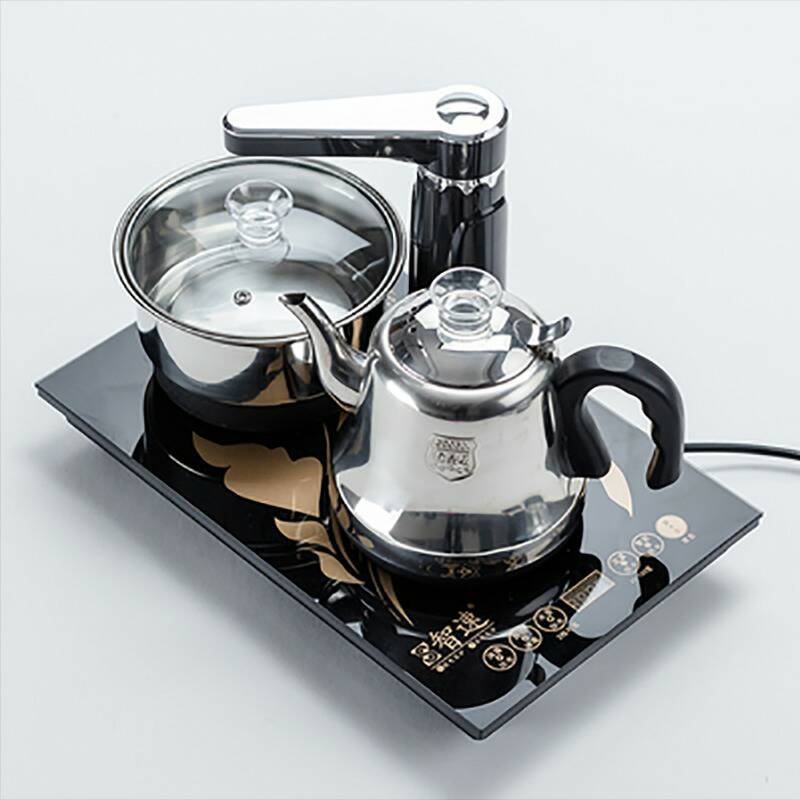 Fully Automatic Water Kettle Electric Tea Stove Hot Water Kettle Household Smart Water Kettle Stainless Steel Pumping Tea Set