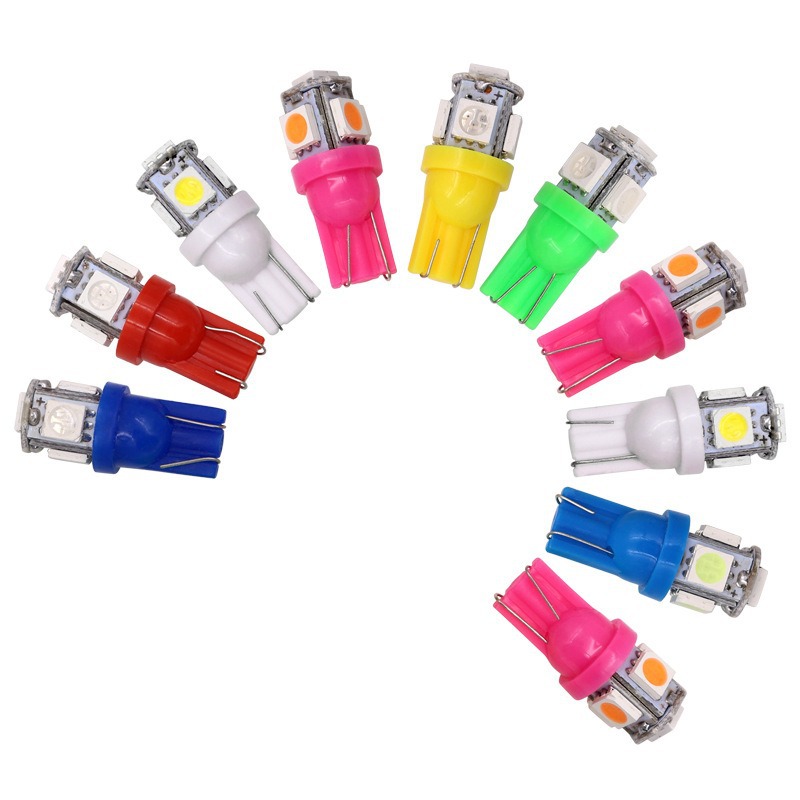 Car bulb T10 5050 5smd 5W5 indicator wide light license plate light motorcycle steering LED 12V car light 3 cores