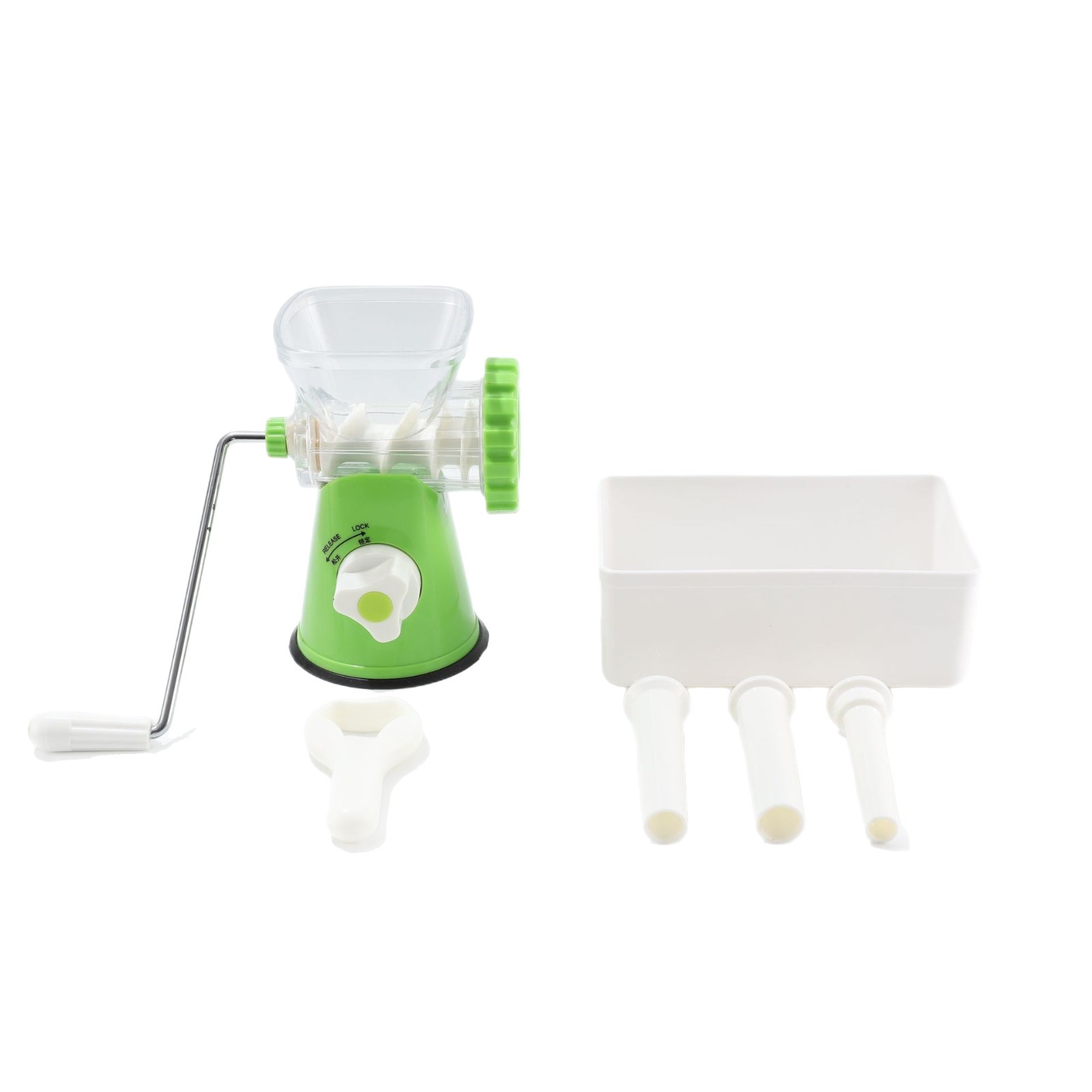 Manual Meat Grinder Sausage Stuffer Home Multifunctional Hand-Crank Meat Grinder Sausage Stuffer Sausage Dumpling Filling Tool