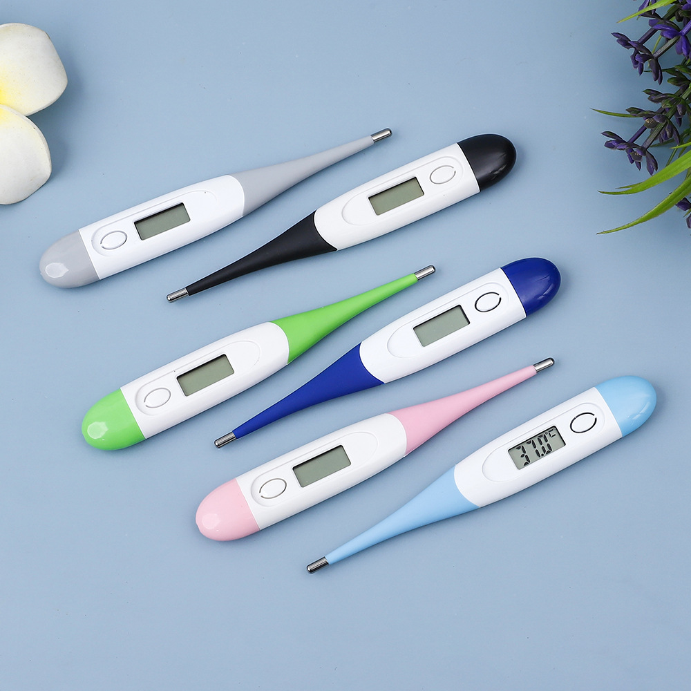 Customized Soft-Head Digital Electronic Thermometer for Infants and Children, Oral and Underarm Accurate Temperature Measurement, Contact Thermometer, Smart