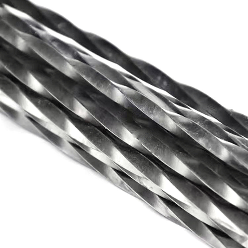 Grating Plate 304 Twisted Steel Stainless Steel Twisted Square Steel Anti-Slip Spiral Twisted Rod Twisted Steel