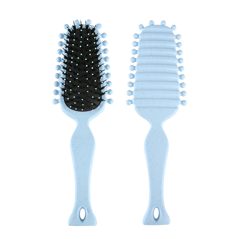Wheat Straw Fluffy Massage Comb, Hair Styling Comb, Smoothing Hair Cushion Comb, Cross-Border Bounce Comb, Versatile