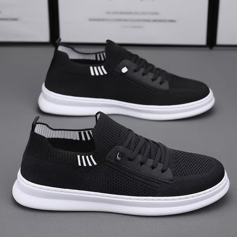 Men's Shoes Summer Mesh Breathable Thin Mesh Shoes Men's Slip-On Casual Sports Shoes Trendy Shoes Men's Shoes