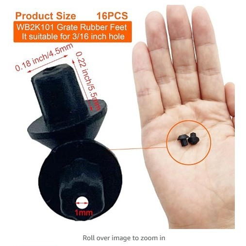 Wb2K101 16Pcs Wb02T10461 Gas Stove Rubber Pad in Stock Direct Delivery