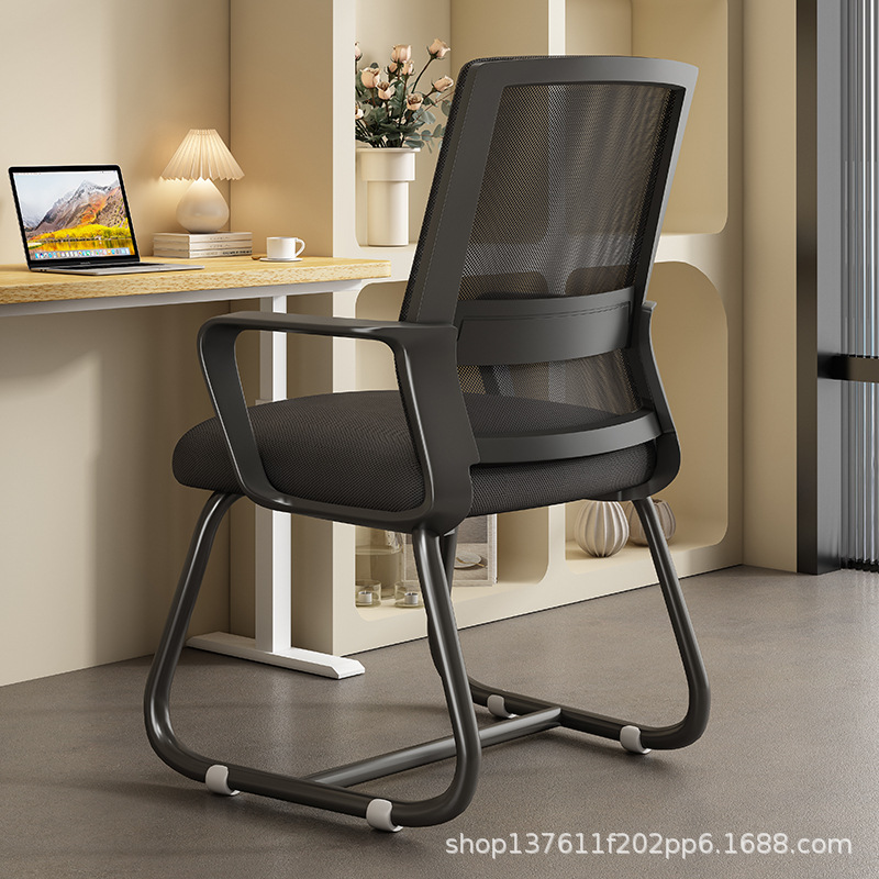 Office Chair Dormitory Seat Sedentary Backrest Chair Home Mahjong Chair Wholesale Mesh Fabric Human Computer Chair Chair