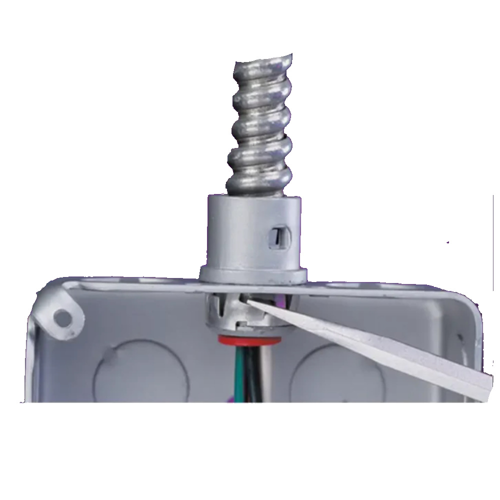 Zinc Alloy 3/8" Snap-In Connector Insulated Throat Snap in Connector Insulated