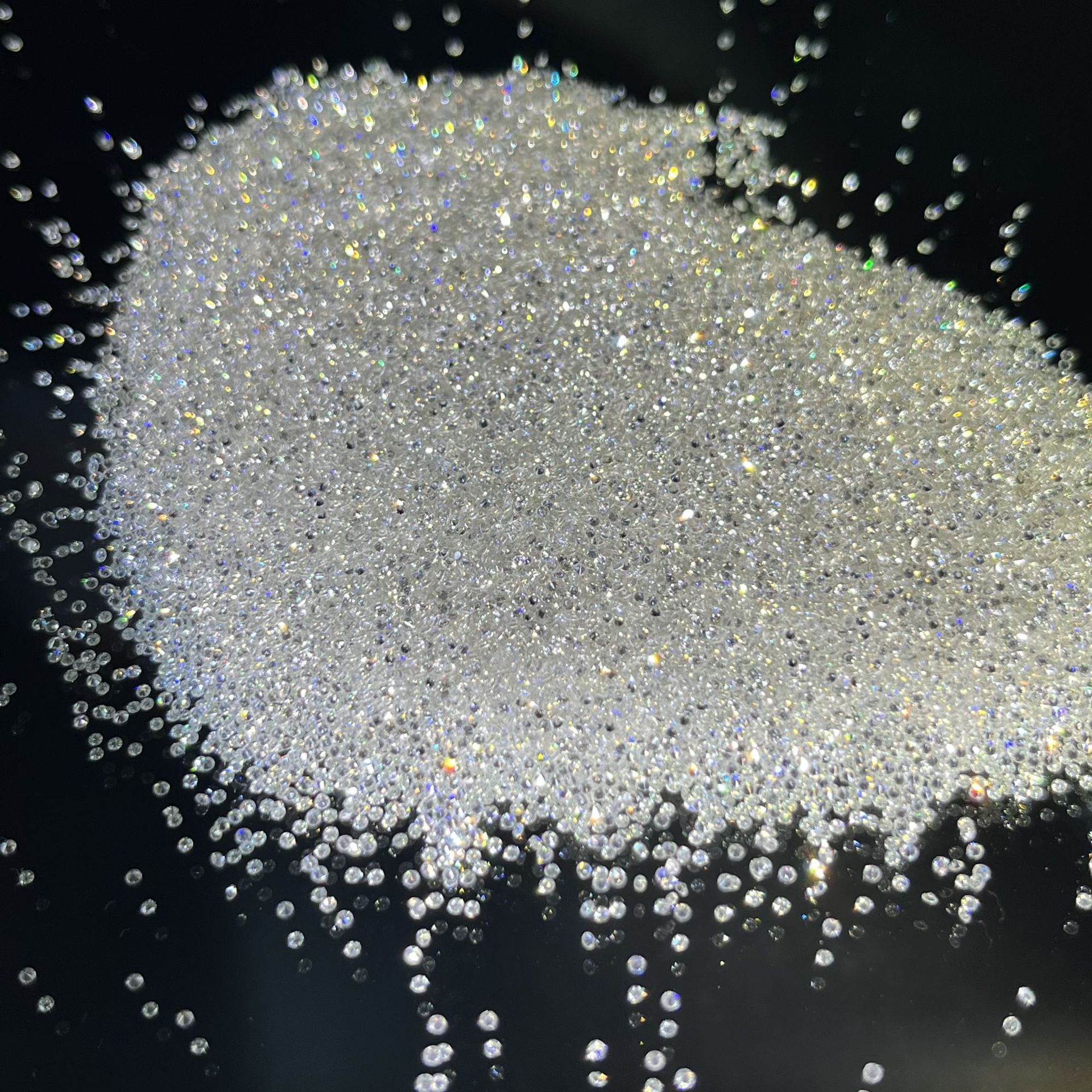 Grown Diamond Cubic Zirconia Stones 3mm 5mm Inlay Matching Stones Henan Synthetic Diamond Small Diamonds Wholesale in Stock