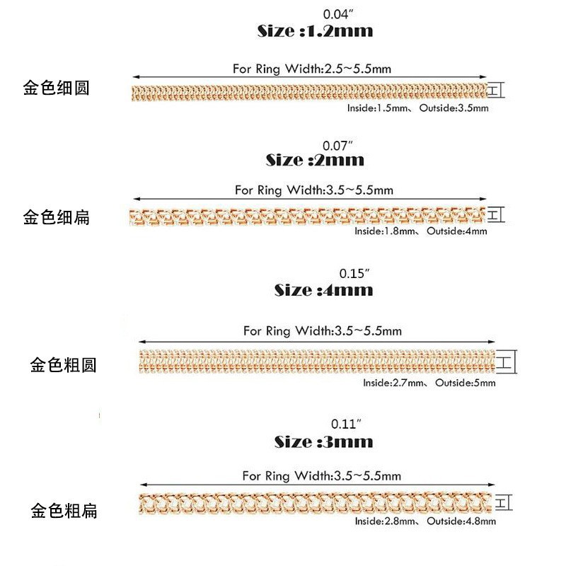 Ring adjustment artifact size wrapped transparent rope ring ring circle change small ring PU environmental protection transparent spring rope