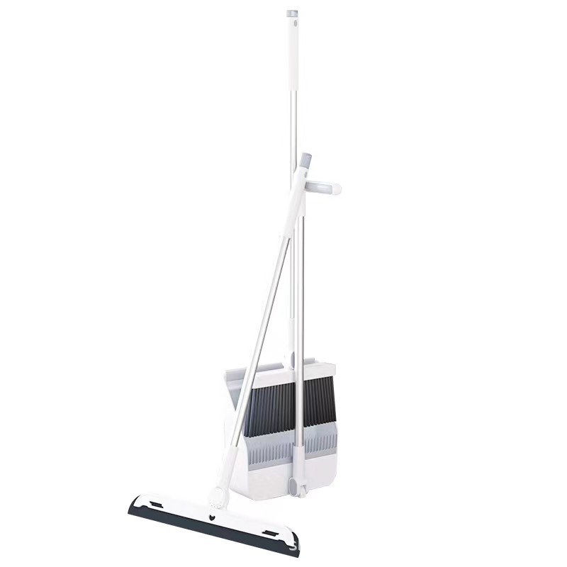 Factory Direct Sales Broom Set for Household Cleaning, Broom and Dustpan Combo, Foldable Broom for Sweeping, Non-Stick Hair, Soft Bristles