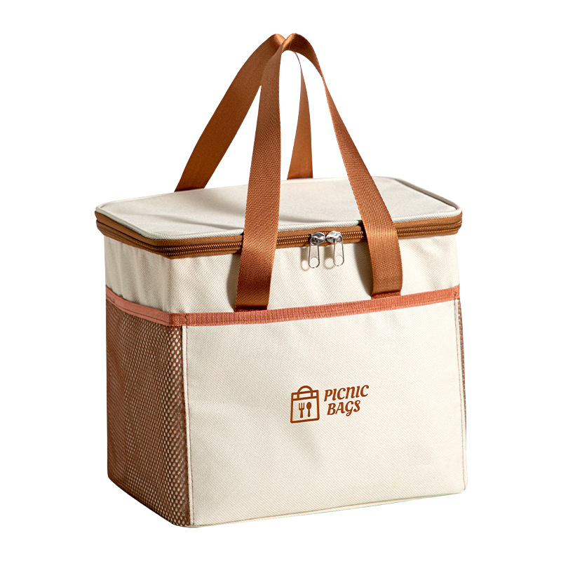 Outdoor Lunch Box Insulation Bag Bento Handbag Thickened Aluminum Foil picnic Bag Waterproof Oil-proof Ice Bag Takeaway Waterproof Bag