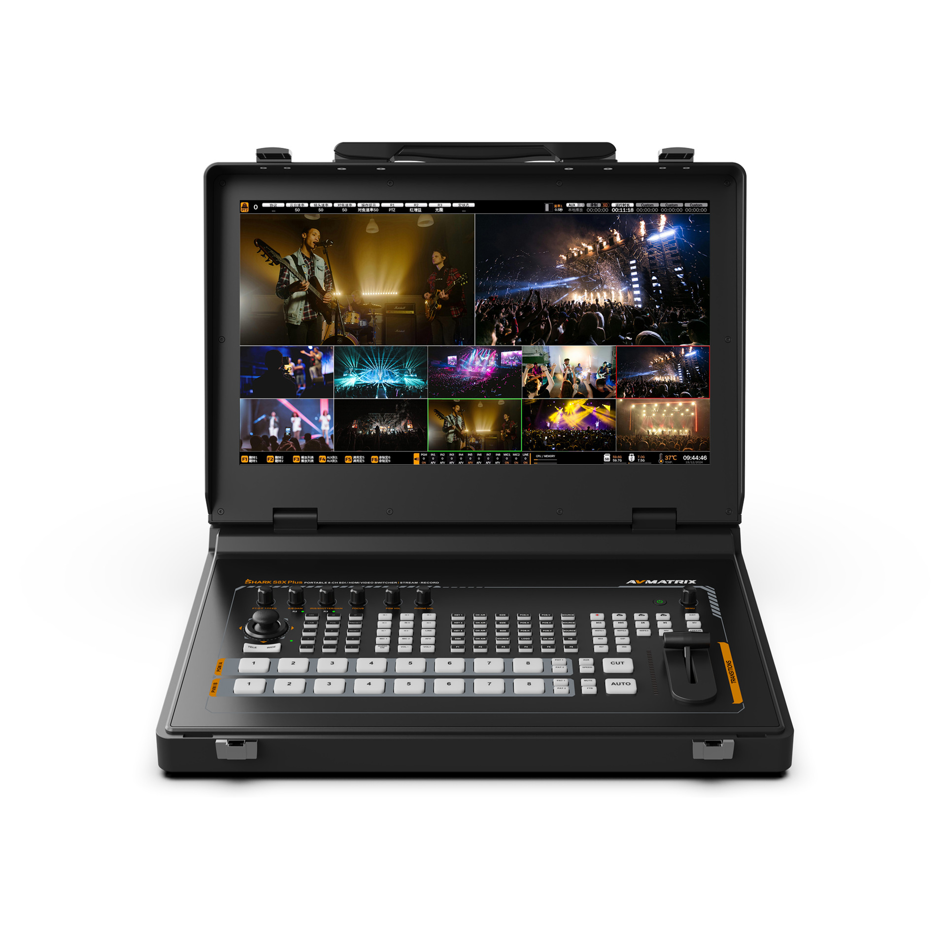 Maxos Avmatrix 8-Way Telephone Ndi Switching Table Virtual Studio-Hummingbird S8X Multi-Channel Live Broadcast