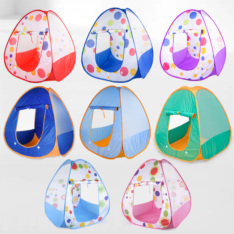Children's multi-color tent portable large house game house indoor Princess house ocean ball pool toy house folding