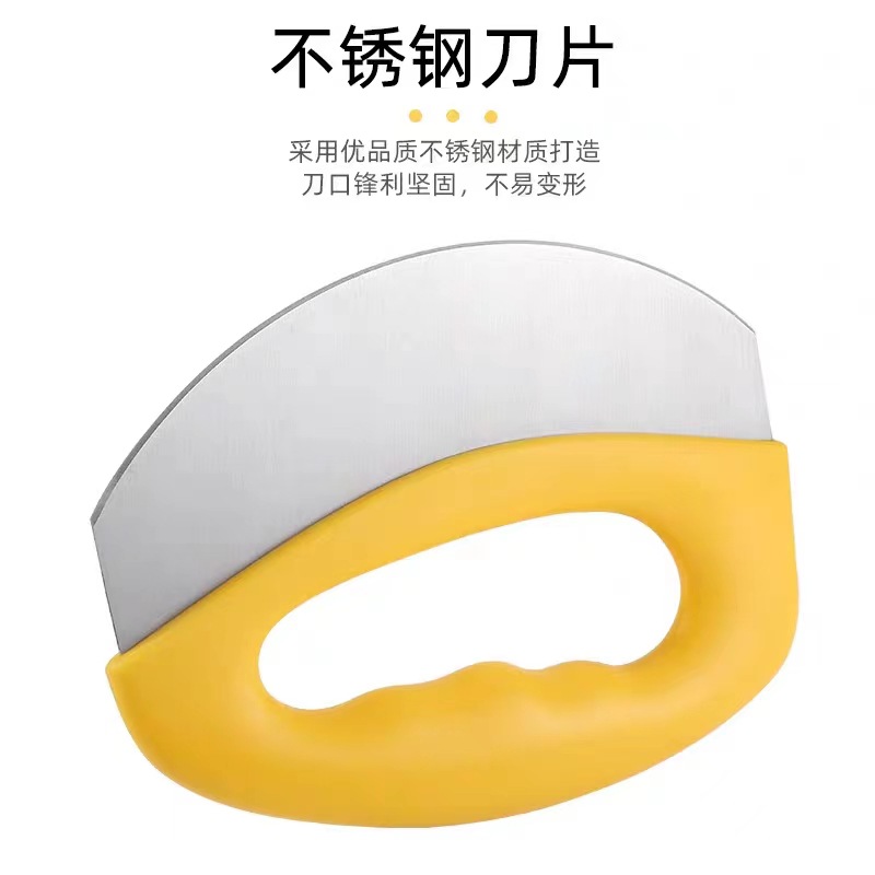 pizza Cutter stainless steel European and American-style creative noodle cutter semicircle scraper baking tool pizza cheese knife